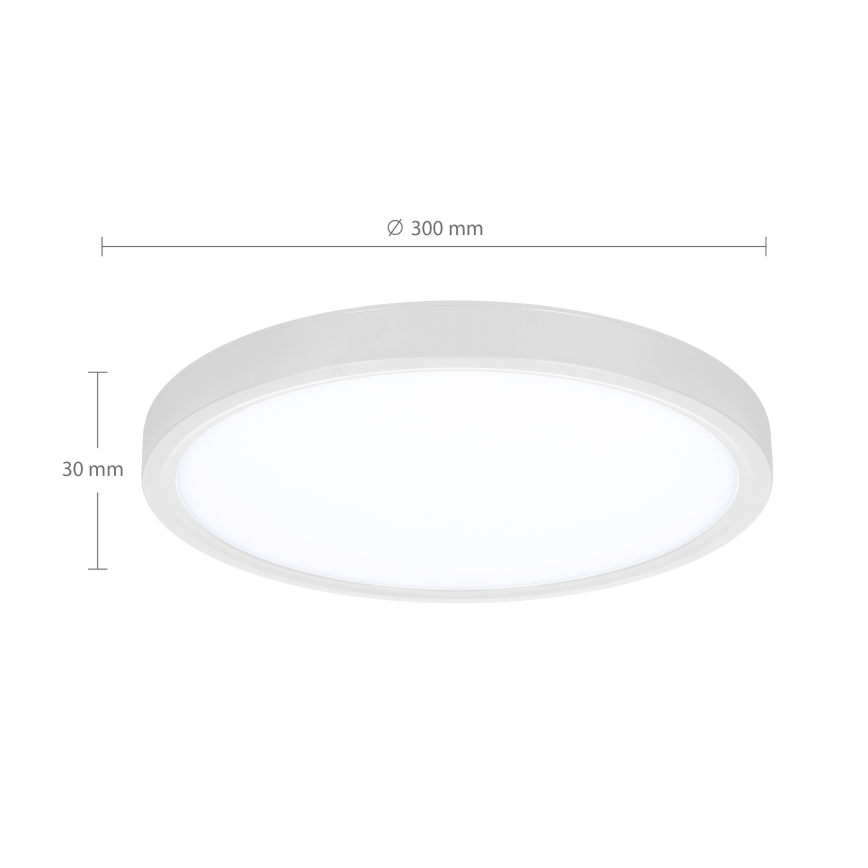 Brilagi - Plafoniera LED dimmerabile ESTELA LED/36W/230V 3000-6500K ø 30 cm bianco + telecomando
