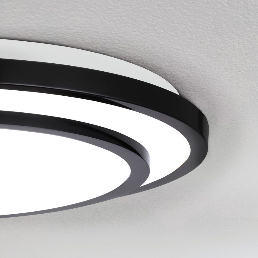Brilagi - Plafoniera LED dimmerabile LUCIANO LED/48W/230V 3000-6500K ø 39 cm nero + telecomando