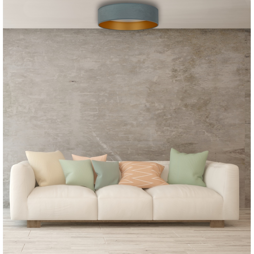 Brilagi - Plafoniera LED dimmerabile VELVET SMART LED/24W/230V d. 45 cm 2700-6500K Wi-Fi Tuya menta/oro + telecomando