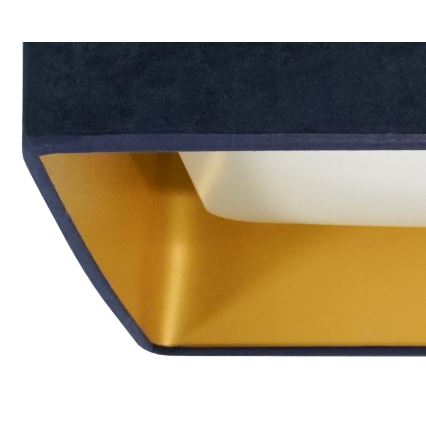 Brilagi - Plafoniera LED dimmerabile VELVET SQUARE SMART LED/36W/230V 2700-6500K Wi-Fi Tuya + telecomando blu scuro