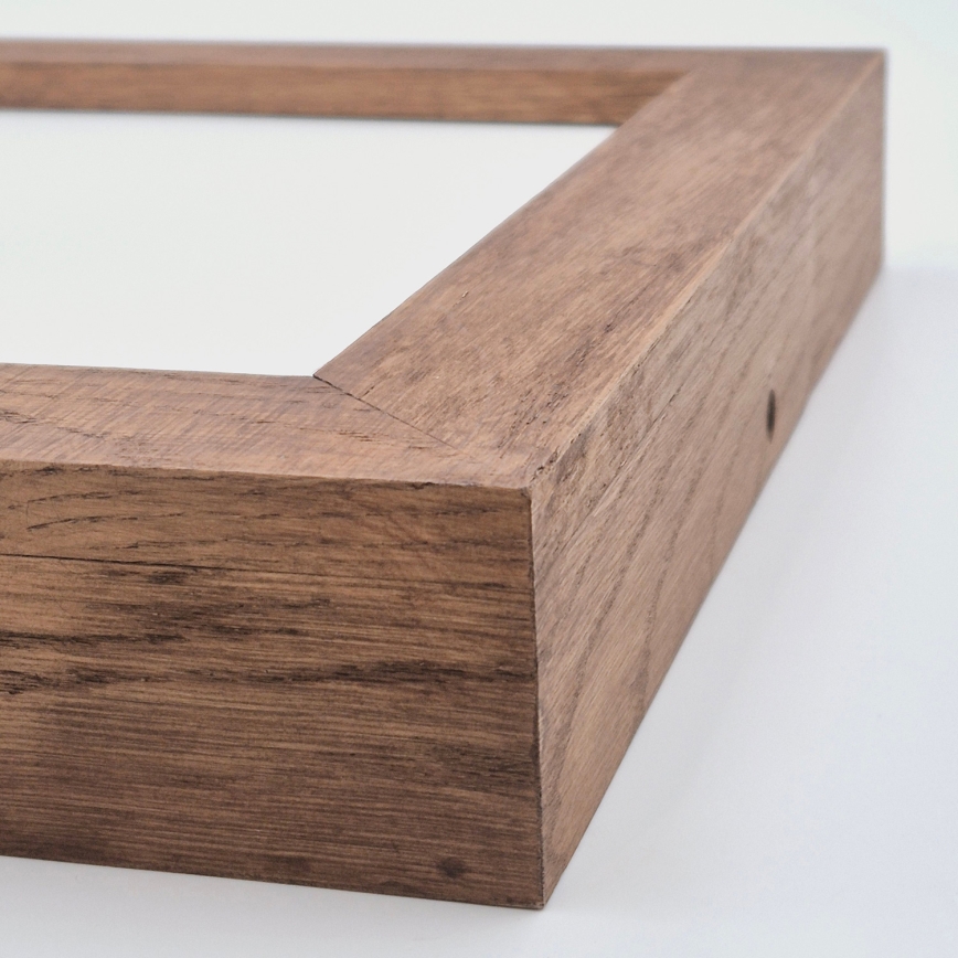 Brilagi - Plafoniera LED dimmerabile da bagno WOODY FRAME LED/24W/230V quercia ciliegio 30x30 cm 3000-6000K IP44 + telecomando