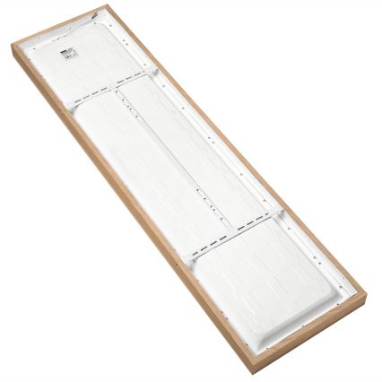 Brilagi - Plafoniera LED dimmerabile da bagno WOODY FRAME LED/50W/230V quercia 120x30 cm 3000-6000K IP44 + telecomando