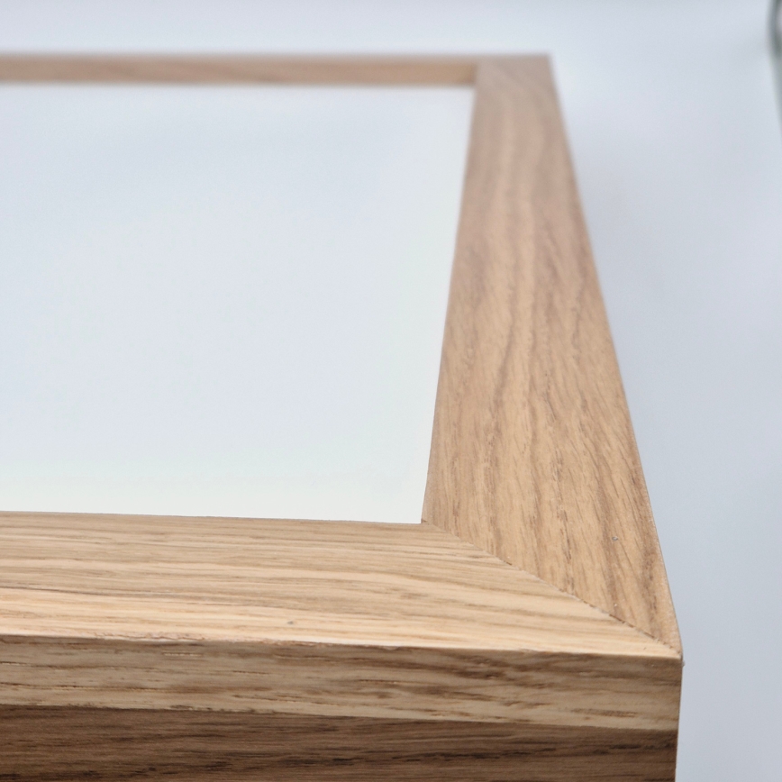 Brilagi - Plafoniera LED dimmerabile da bagno WOODY FRAME LED/50W/230V quercia 60x60 cm 3000-6000K IP44 + telecomando