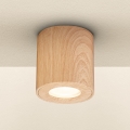 Brilagi - Luce Spot da bagno MIA 1xGU10/30W/230V 84x80 mm decorazioni in rovere IP44