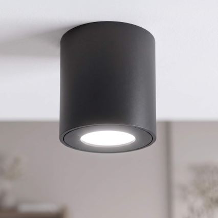 BRILAGI - Luce Spot da bagno MIA 1xGU10/30W/230V 84x80 mm nero IP54