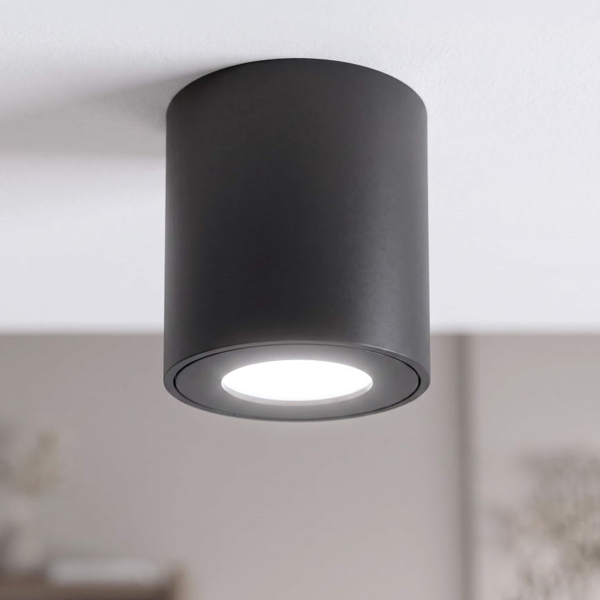 BRILAGI - Luce Spot da bagno MIA 1xGU10/30W/230V 84x80 mm nero IP54