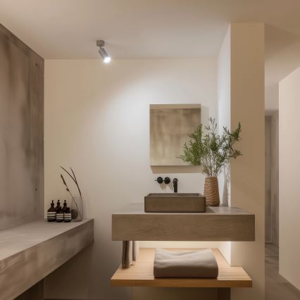 Brilagi - Luce Spot da bagno SELE 1xGU10/30W/230V IP44 argento