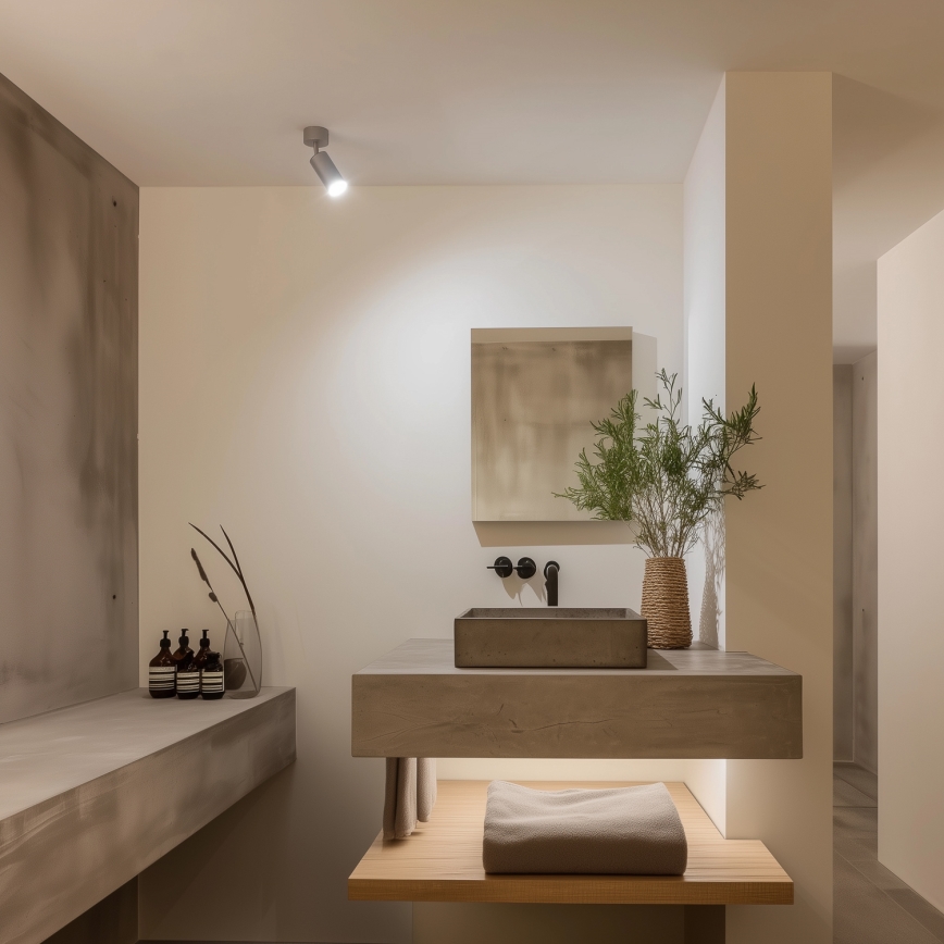 Brilagi - Luce Spot da bagno SELE 1xGU10/30W/230V IP44 argento
