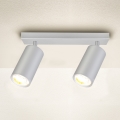 Brilagi - Luce Spot da bagno SELE 2xGU10/30W/230V IP44 argento