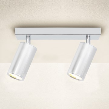 Brilagi - Luce Spot da bagno SELE 2xGU10/30W/230V IP44 cromo lucido