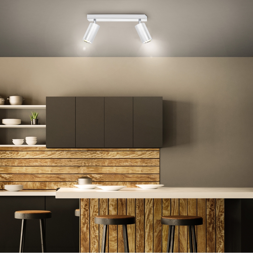 Brilagi - Luce Spot da bagno SELE 2xGU10/30W/230V IP44 cromo lucido