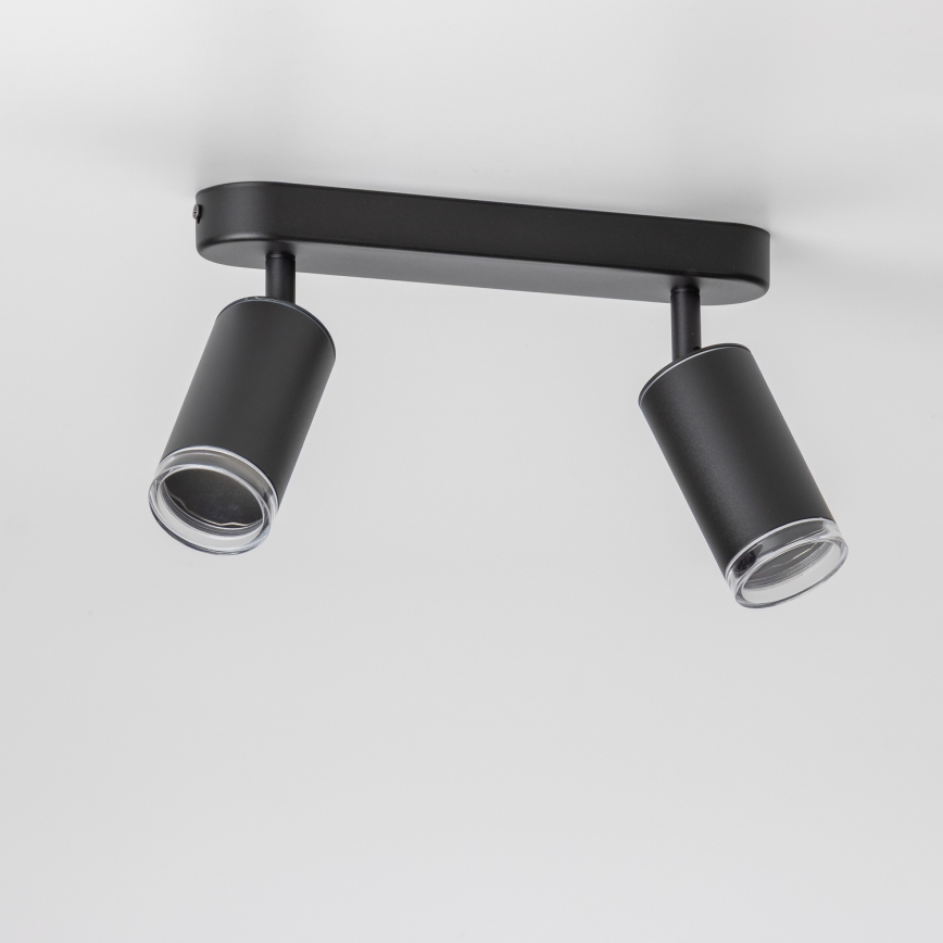 Brilagi - Luce Spot da bagno SELE 2xGU10/30W/230V IP44 nero