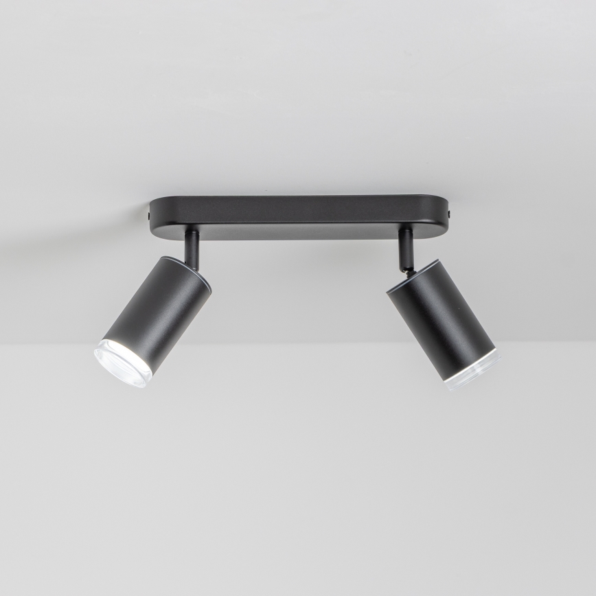 Brilagi - Luce Spot da bagno SELE 2xGU10/30W/230V IP44 nero