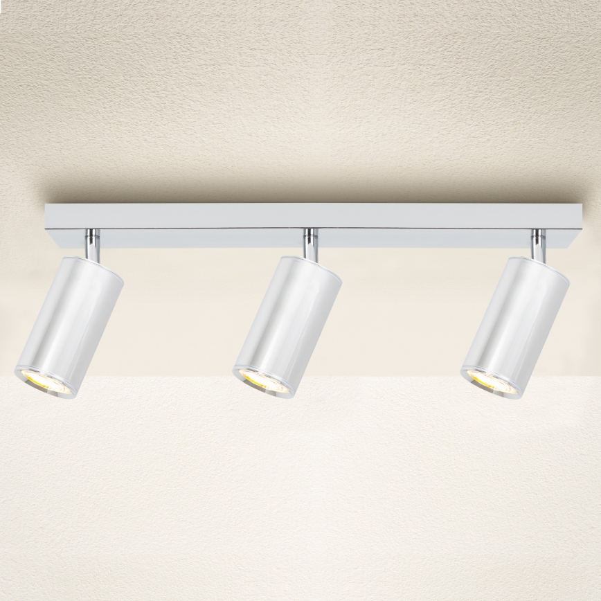 Brilagi - Luce Spot da bagno SELE 3xGU10/30W/230V IP44 cromo lucido