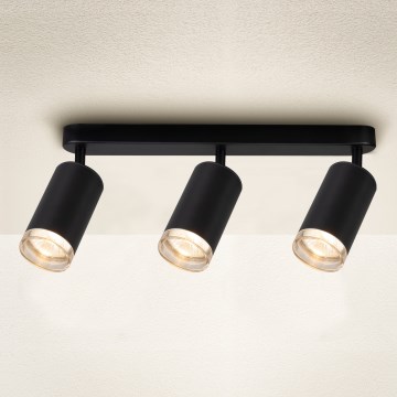 Brilagi - Luce Spot da bagno SELE 3xGU10/30W/230V IP44 nero