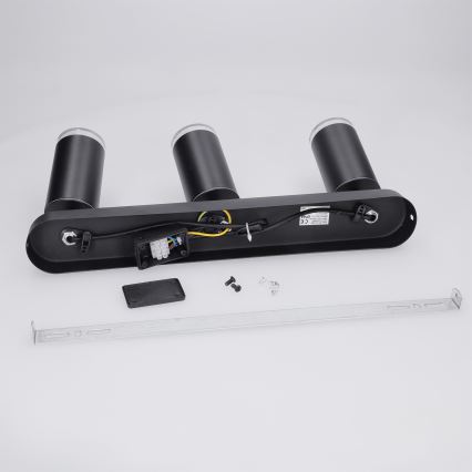 Brilagi - Luce Spot da bagno SELE 3xGU10/30W/230V IP44 nero