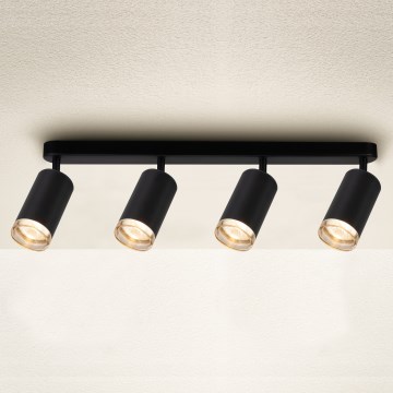 Brilagi - Luce Spot da bagno SELE 4xGU10/30W/230V IP44 nero