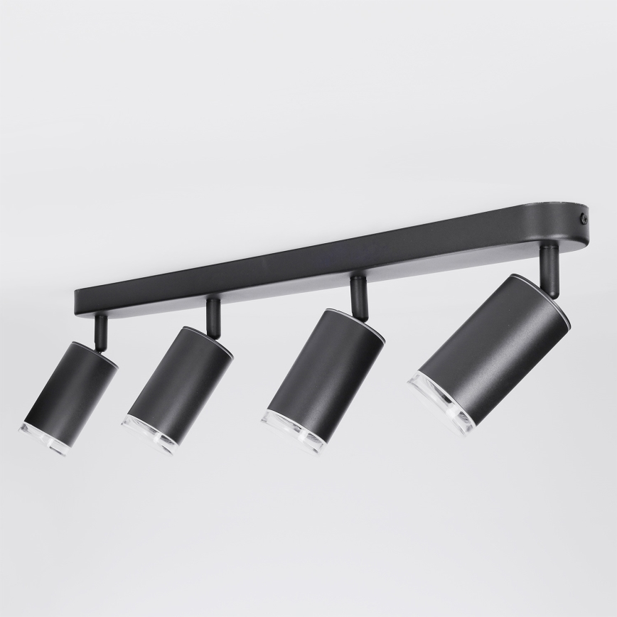Brilagi - Luce Spot da bagno SELE 4xGU10/30W/230V IP44 nero