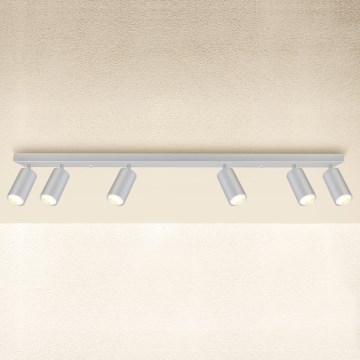 Brilagi - Luce Spot da bagno SELE 6xGU10/30W/230V IP44 argento