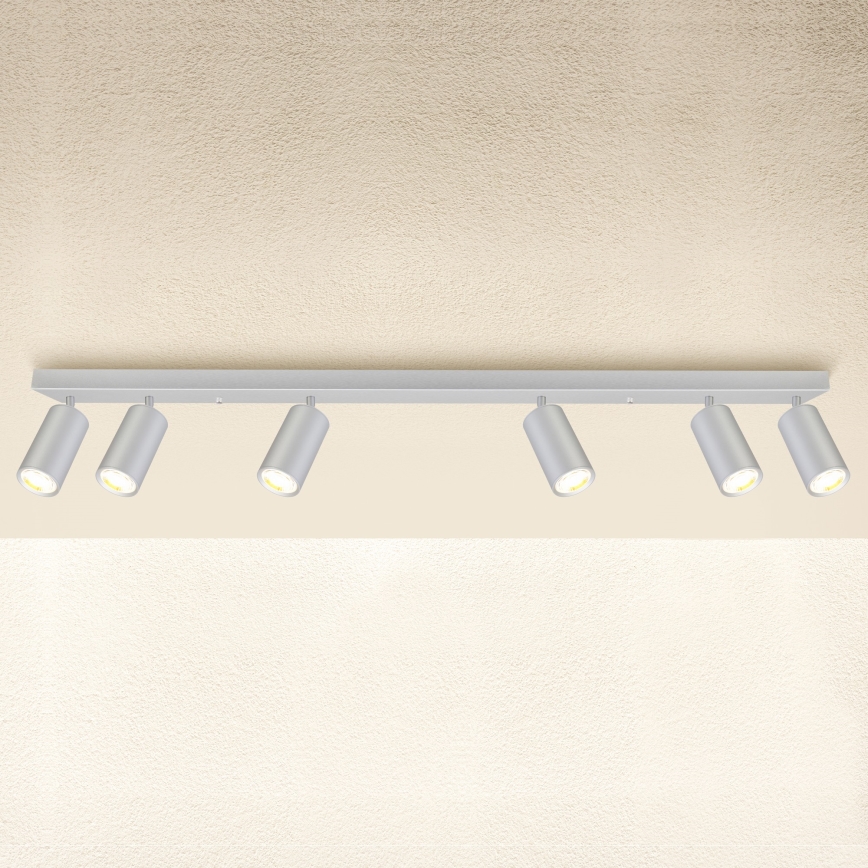 Brilagi - Luce Spot da bagno SELE 6xGU10/30W/230V IP44 argento