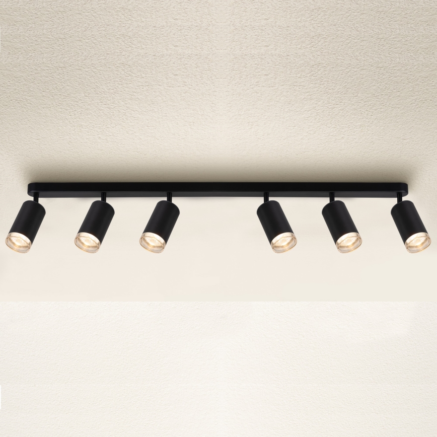 Brilagi - Luce Spot da bagno SELE 6xGU10/30W/230V IP44 nero