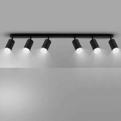 Brilagi - Luce Spot da bagno SELE 6xGU10/30W/230V IP44 nero