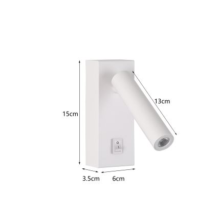 Brilagi - Luce Spot da parete a LED MAYA LED/3W/230V 4000K bianco