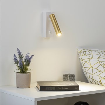 Brilagi - Luce Spot da parete a LED MAYA LED/3W/230V 4000K bianco/oro
