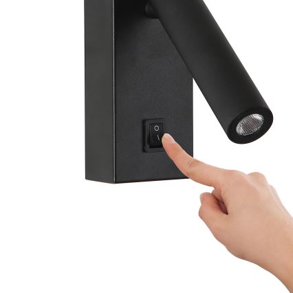 Brilagi - Luce Spot da parete a LED MAYA LED/3W/230V 4000K nero