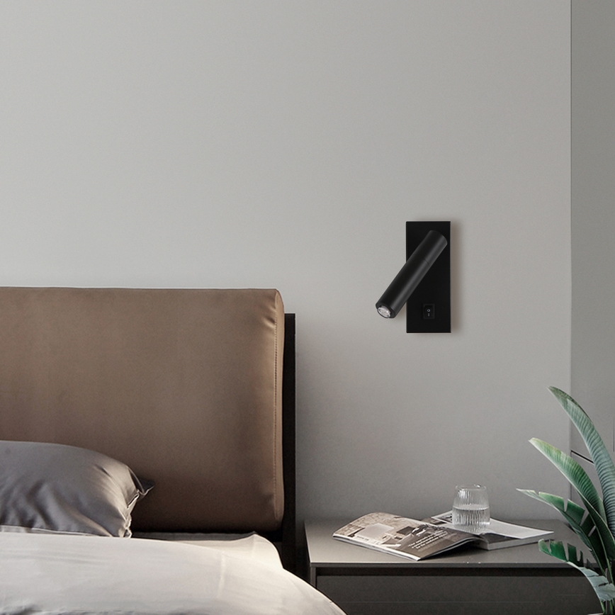 Brilagi - Faretto LED dimmerabile a parete MAYA 1xG9/4W/230V nero 2700-6500K Wi-Fi Tuya