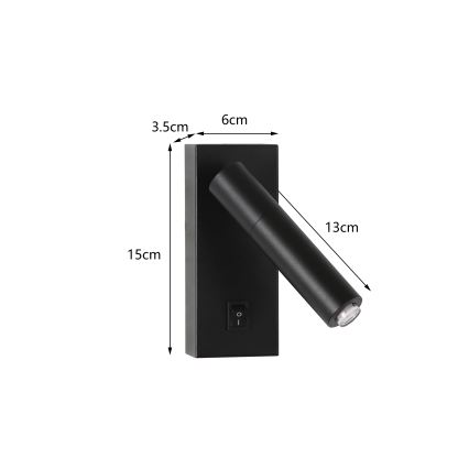 Brilagi - Faretto LED dimmerabile a parete MAYA 1xG9/4W/230V nero 2700-6500K Wi-Fi Tuya