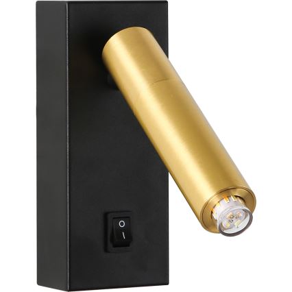 Brilagi - Luce Spot da parete LED dimmerabile MAYA 1xG9/4W/230V nero/oro 2700-6500K Wi-Fi Tuya