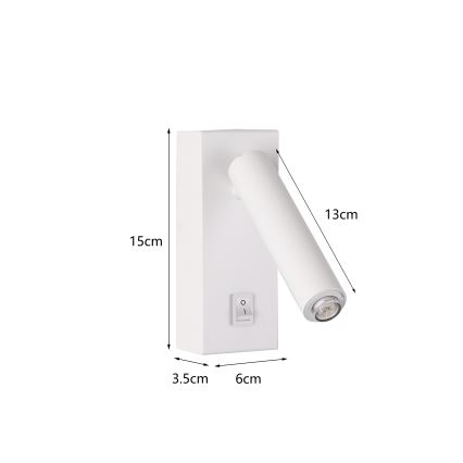 Brilagi - Luce Spot da parete LED MAYA 1xG9/7W/230V bianco