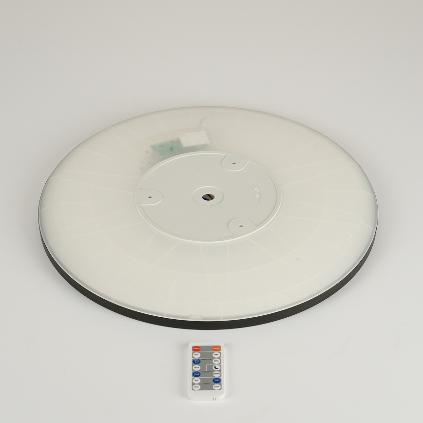 Brilagi - Luminaire à intensité variable avec détecteur senzorem pohybu et soumraku ULTRA SLIM LED/24W/230V d. 42 cm + Télécommande