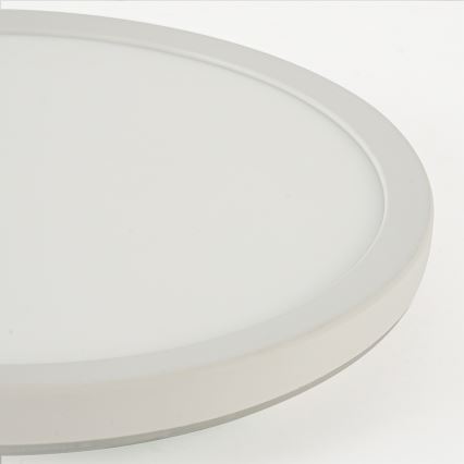 Brilagi - Luminaire à intensité variable avec détecteur de mouvement et de crépuscule ULTRA SLIM LED/24W/230V d. 42 cm + Télécommande