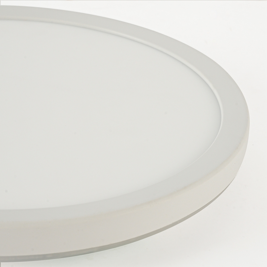 Brilagi - Luminaire à intensité variable avec détecteur de mouvement et de crépuscule ULTRA SLIM LED/24W/230V d. 42 cm + Télécommande