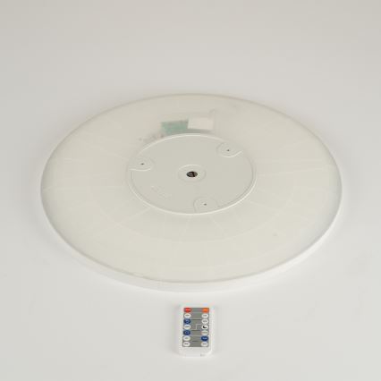 Brilagi - Luminaire à intensité variable avec détecteur de mouvement et de crépuscule ULTRA SLIM LED/24W/230V d. 42 cm + Télécommande