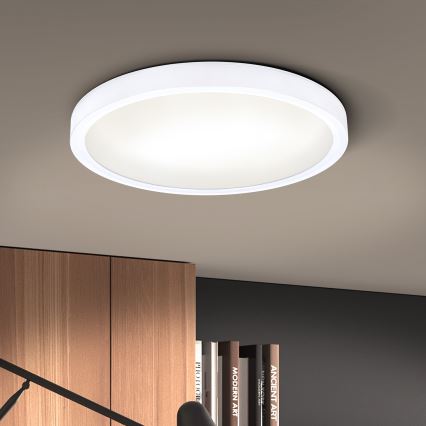 Brilagi - Plafonnier à intensité variable ESTELA LED/36W/230V 3000-6500K ø 30 cm blanc + télécommande