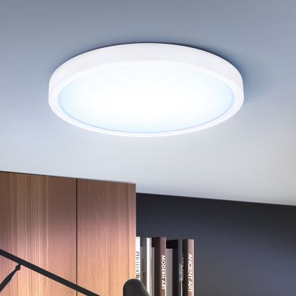 Brilagi - Plafonnier à intensité variable ESTELA LED/36W/230V 3000-6500K ø 30 cm blanc + télécommande