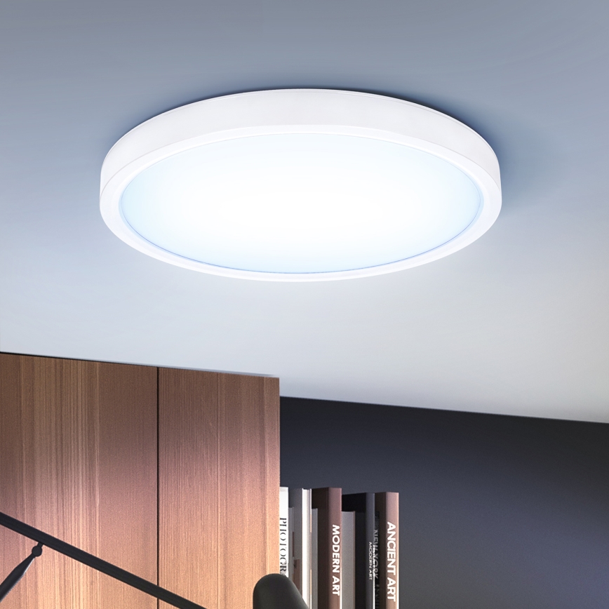 Brilagi - Plafonnier à intensité variable ESTELA LED/36W/230V 3000-6500K ø 30 cm blanc + télécommande