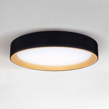 Brilagi - Plafonnier à intensité variable LARIOS LED/48W/230V 3000-6500K ø 39 cm noir + Télécommande