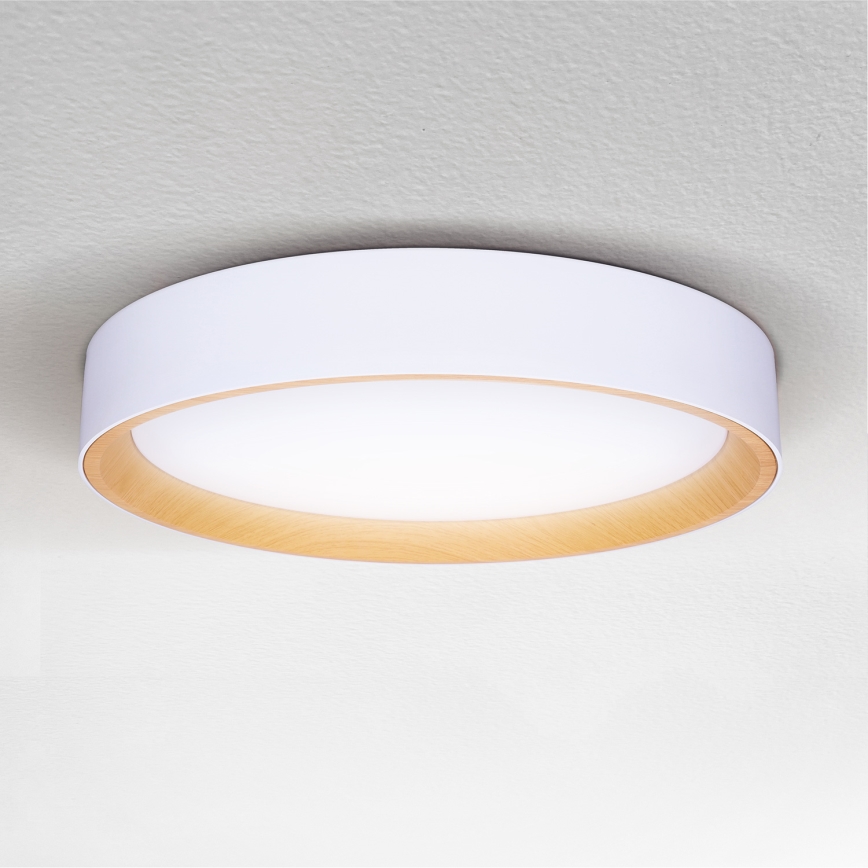 Brilagi - Plafonnier à intensité variable LARIOS LED/48W/230V 3000-6500K ø 39 cm blanc + Télécommande