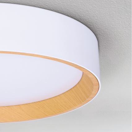 Brilagi - Plafonnier à intensité variable LARIOS LED/48W/230V 3000-6500K ø 39 cm blanc + Télécommande