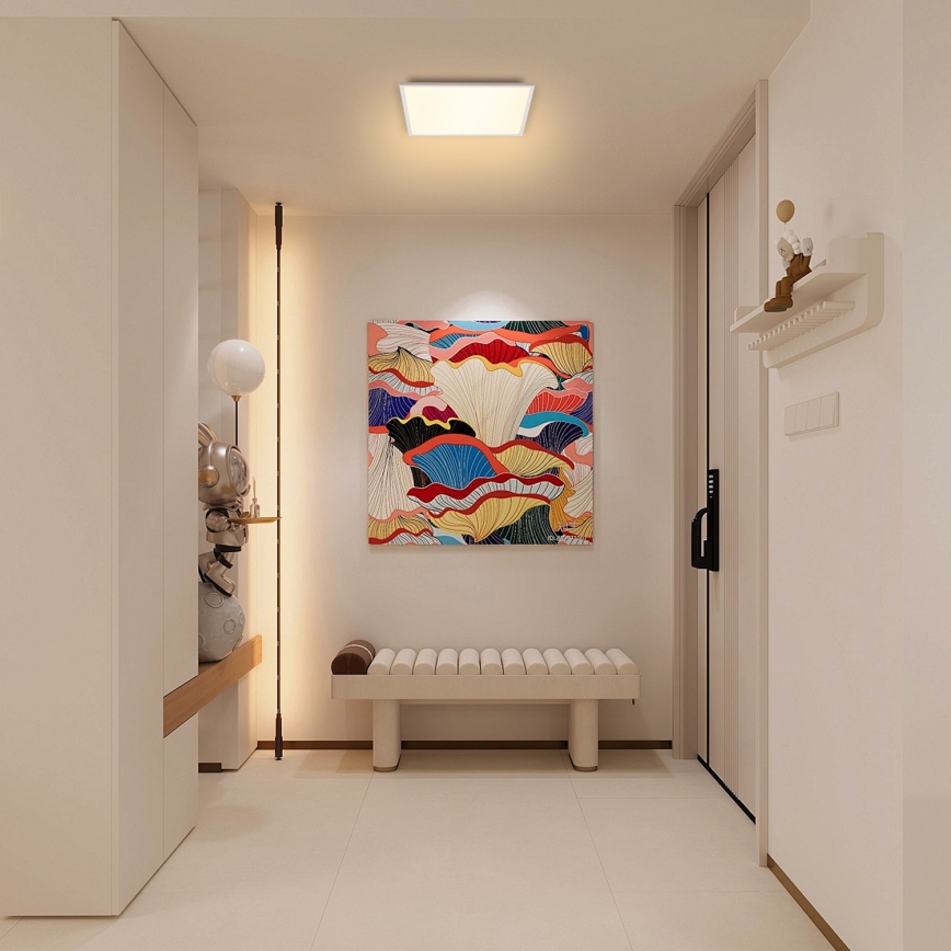 Brilagi - Plafonnier à intensité variable SLIMFRAME LED/25W/230V 30x30 cm 3000-6000K blanc + Télécommande