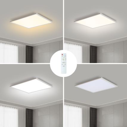 Brilagi - Plafonnier à intensité variable SLIMFRAME LED/36W/230V 45x45 cm 3000-6000K blanc + Télécommande