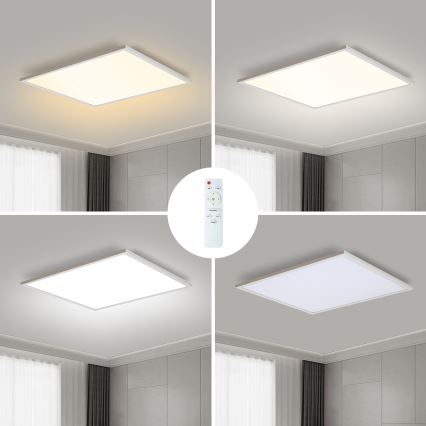 Brilagi - Plafonnier à intensité variable SLIMFRAME LED/58W/230V 60x60 cm 3000-6000K blanc + Télécommande