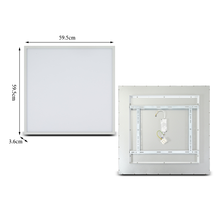 Brilagi - Plafonnier à intensité variable SLIMFRAME LED/58W/230V 60x60 cm 3000-6000K blanc + Télécommande