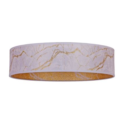 Brilagi - Plafonnier à intensité variable VELVET SMART LED/36W/230V d. 55 cm 2700-6500K Wi-Fi Tuya blanc/doré + Télécommande
