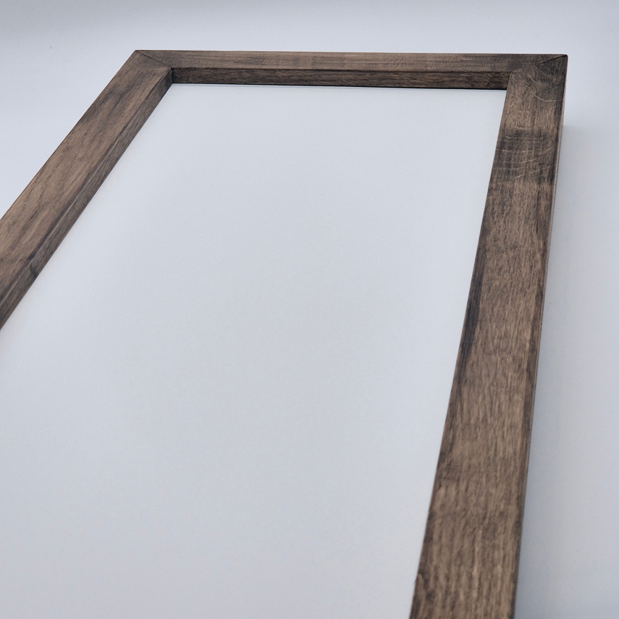 Brilagi - Plafonnier à intensité variable salle de bain WOODY FRAME LED/50W/230V chêne noyer 120x30 cm 3000-6000K IP44 + Télécommande