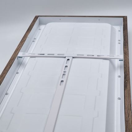 Brilagi - Plafonnier à intensité variable salle de bain WOODY FRAME LED/50W/230V chêne noyer 120x30 cm 3000-6000K IP44 + Télécommande
